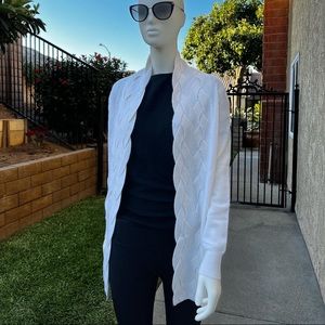 Ivory cardigan 100% cashmere